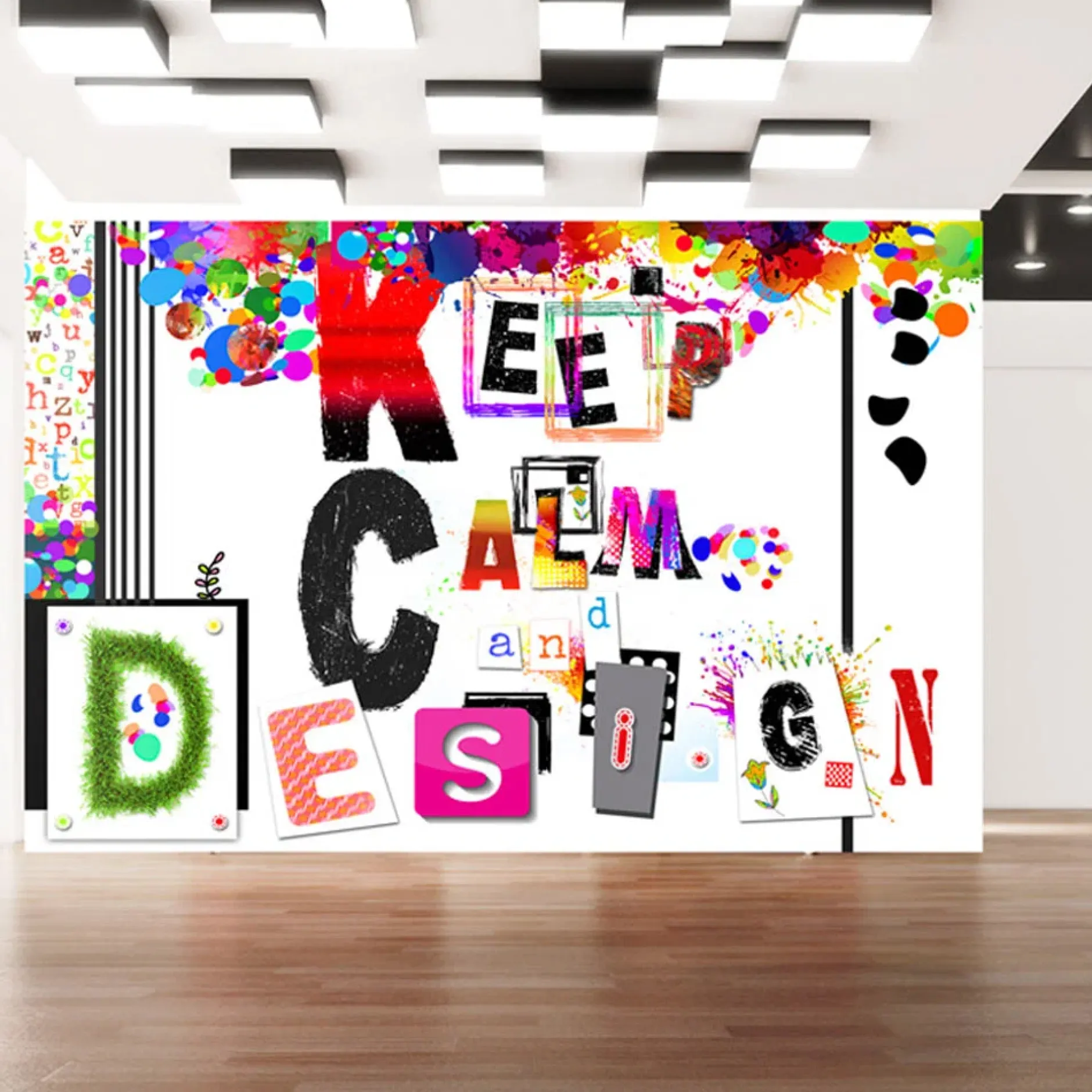 Tapete 'Keep Calm and Design'