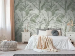 Tapete 'Leafy Serenity' 159x280cm