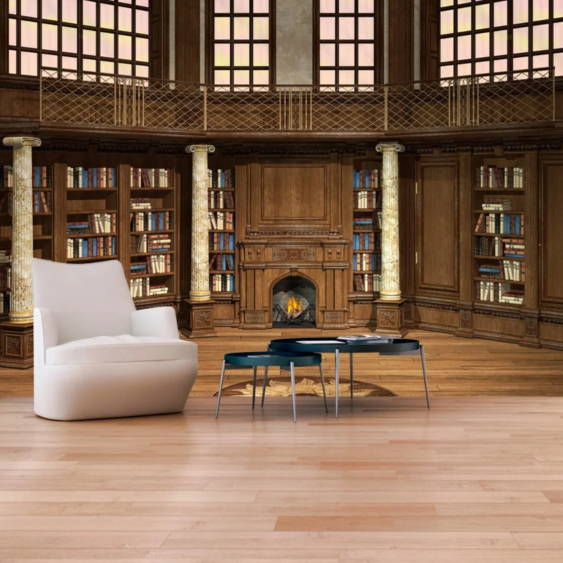 Tapete 'Library of Dreams'