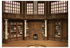Tapete 'Library of Dreams'