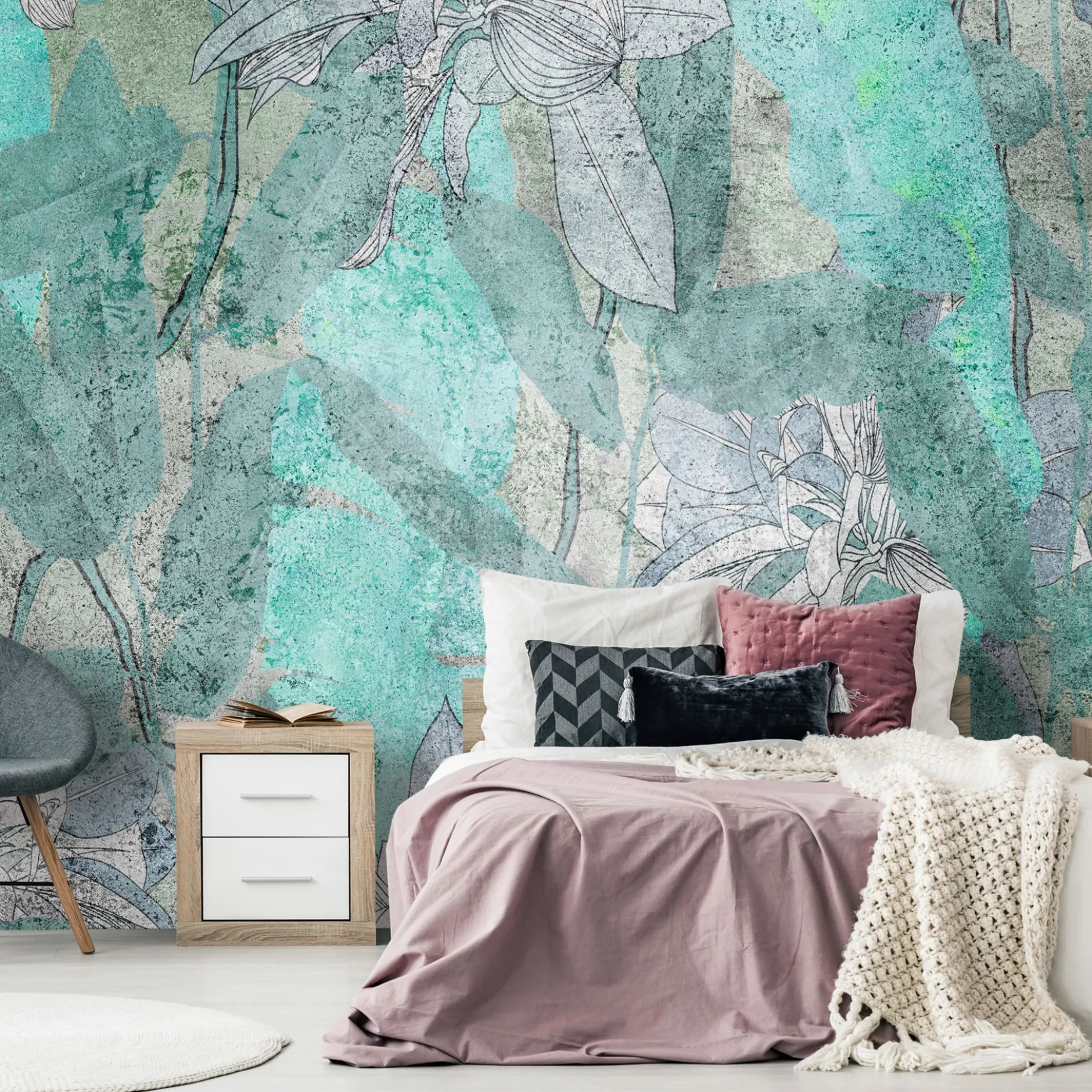 Tapete 'Malachite Nature'