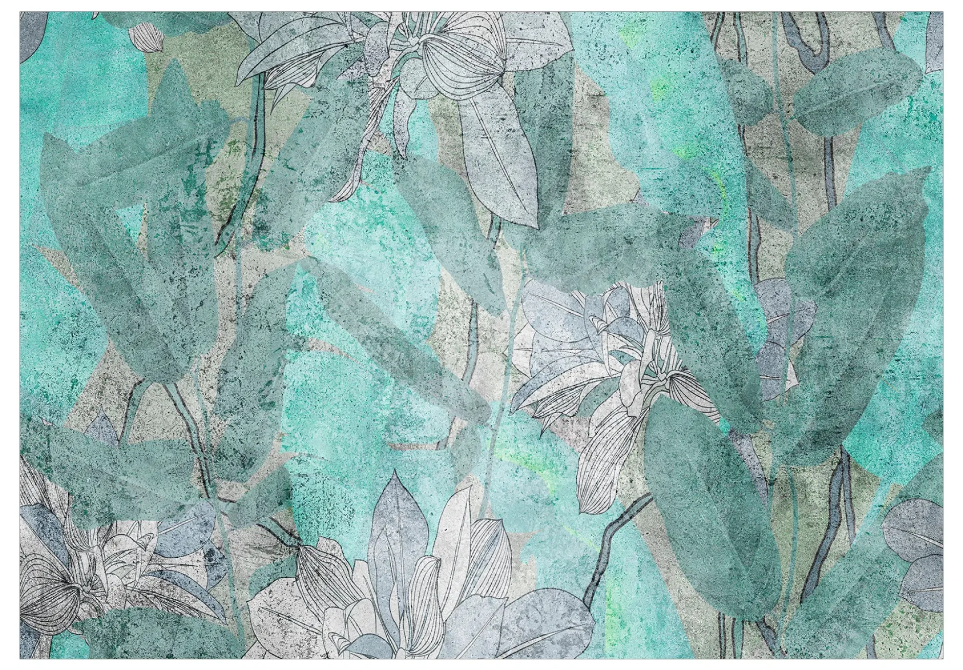 Tapete 'Malachite Nature'