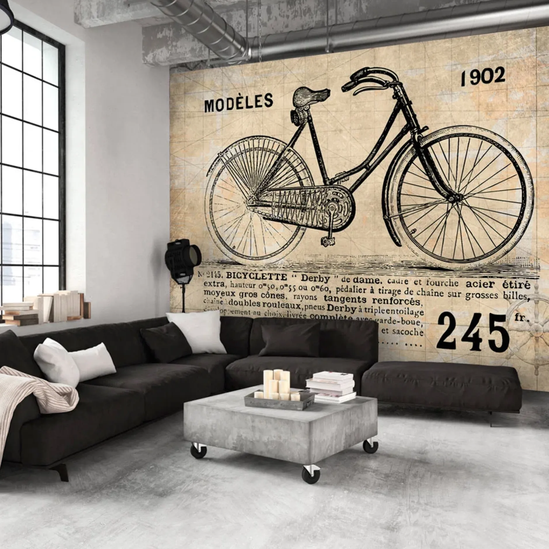 Tapete 'Old School Bicycle'