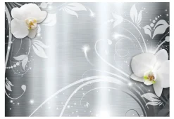Tapete 'Orchids on steel'