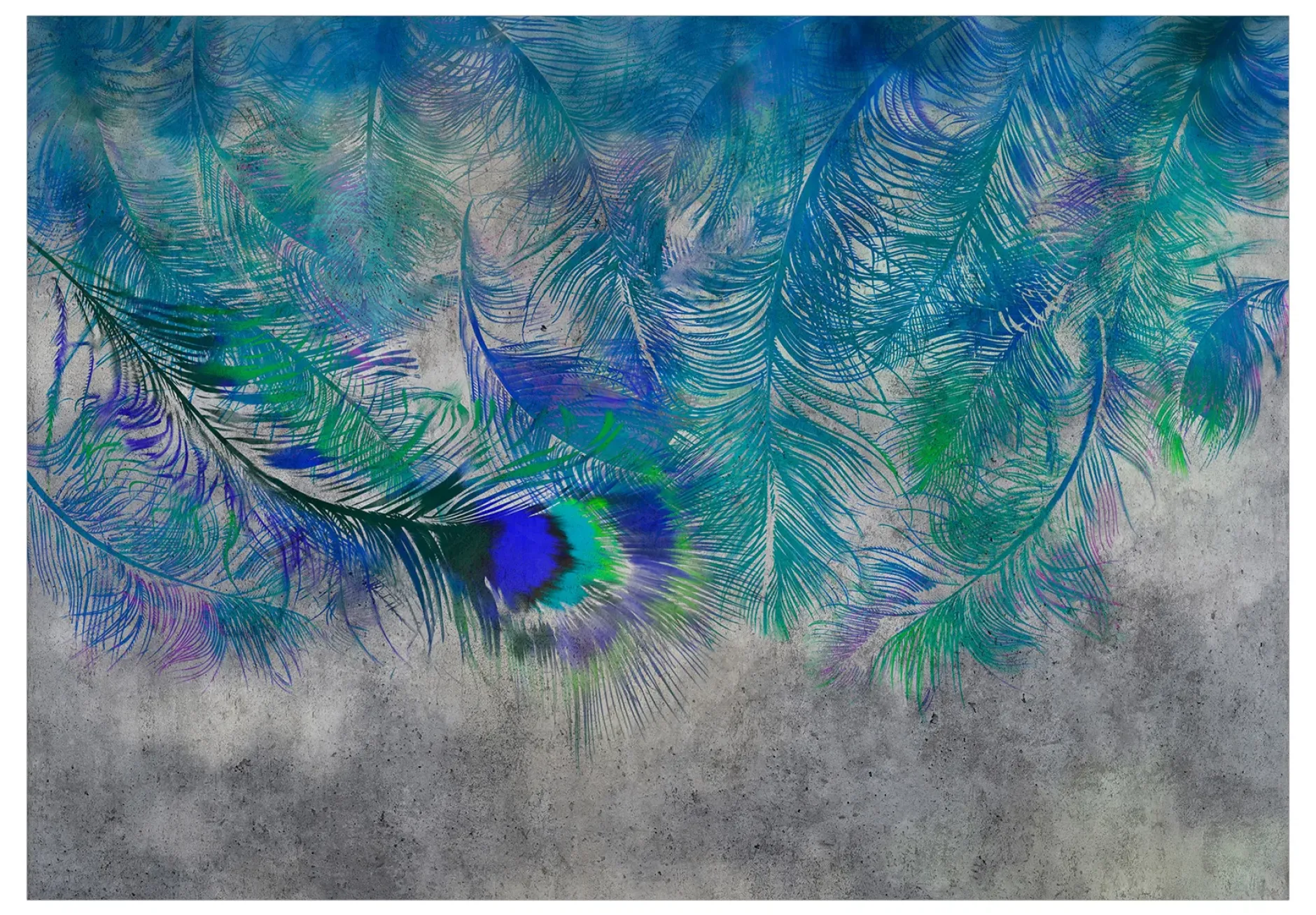 Tapete 'Peacock Feathers'