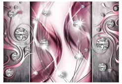 Tapete 'Pink and Diamonds'