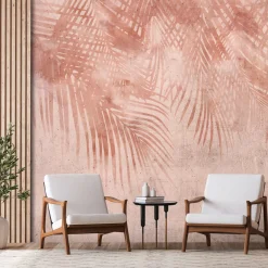Tapete 'Pink Palm Trees'