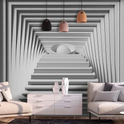 Tapete 'Quadrangle Depth'
