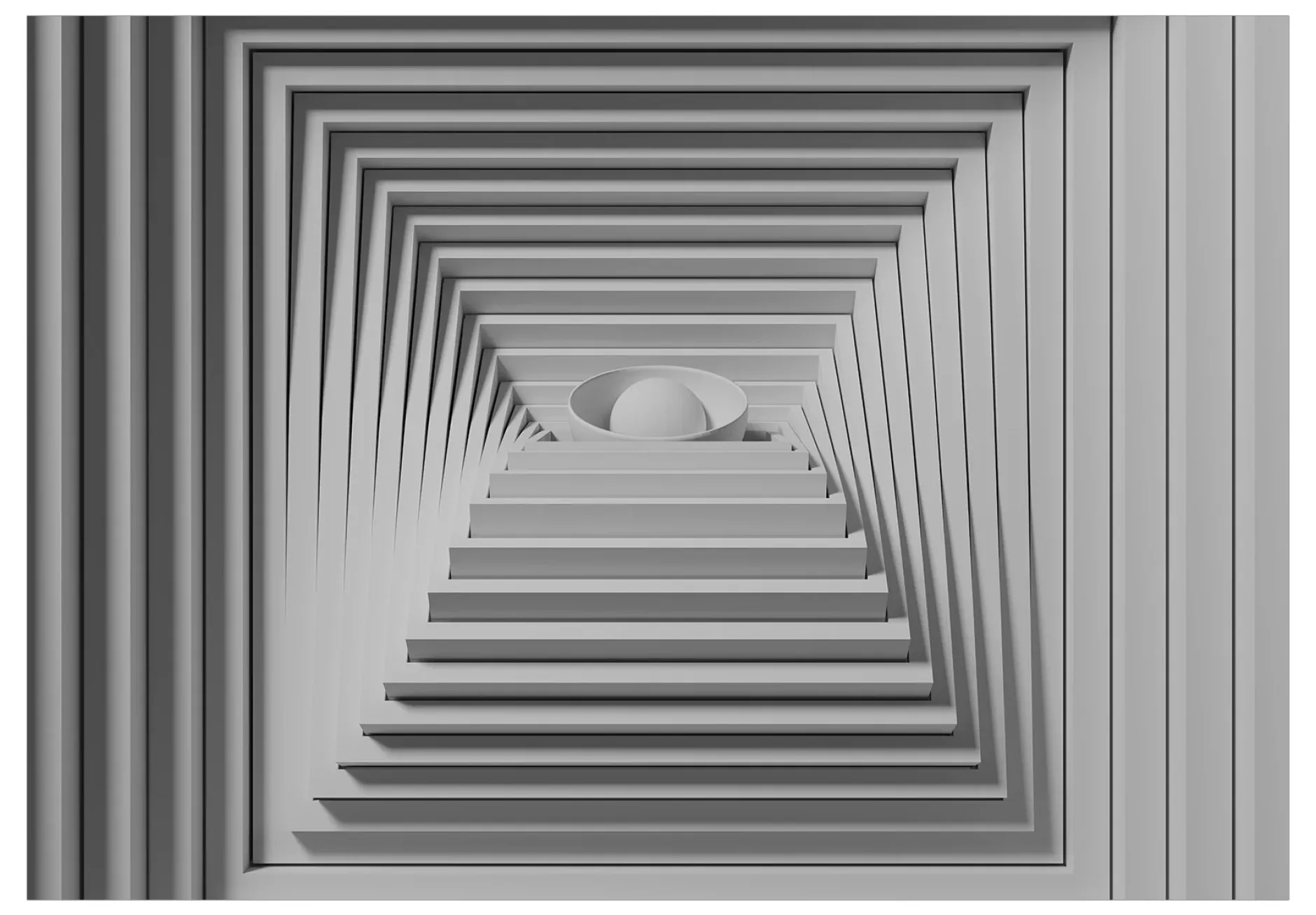 Tapete 'Quadrangle Depth'