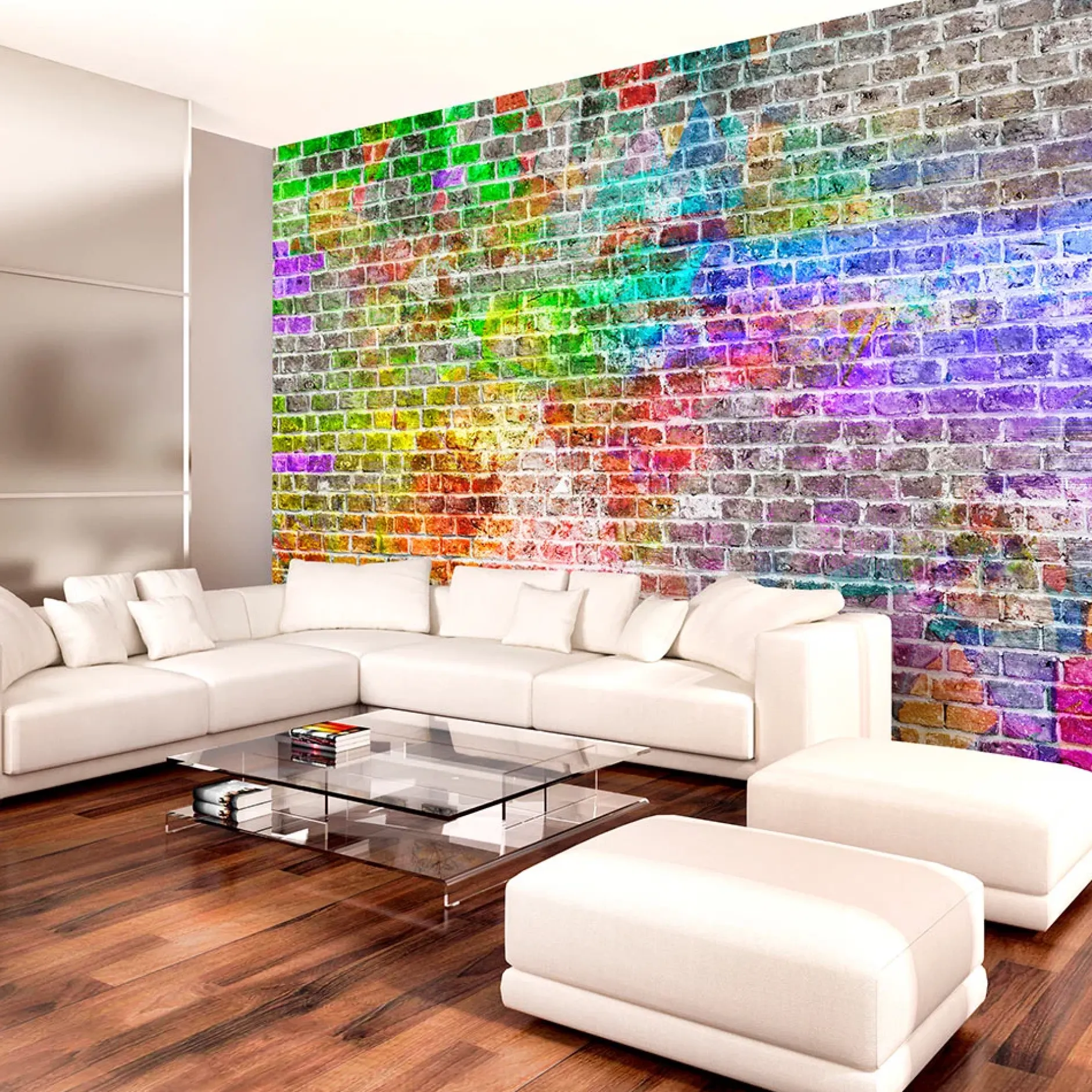 Tapete 'Rainbow Wall'