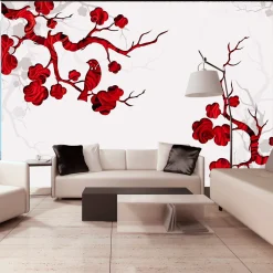 Tapete 'Red bush'