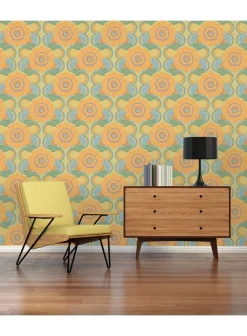 Tapete 'Retro Bloom' 53x850cm