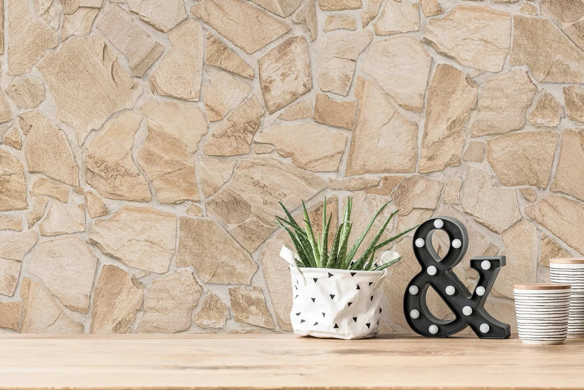 Tapete 'Rocky Shore' 53x1005cm