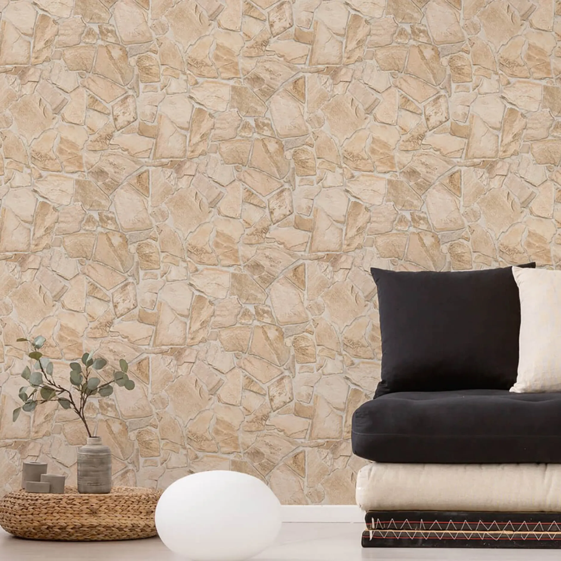 Tapete 'Rocky Shore' 53x1005cm