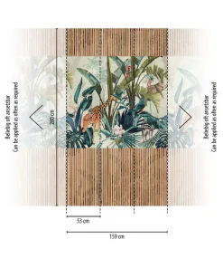 Tapete 'Safari Scene' 159x280cm