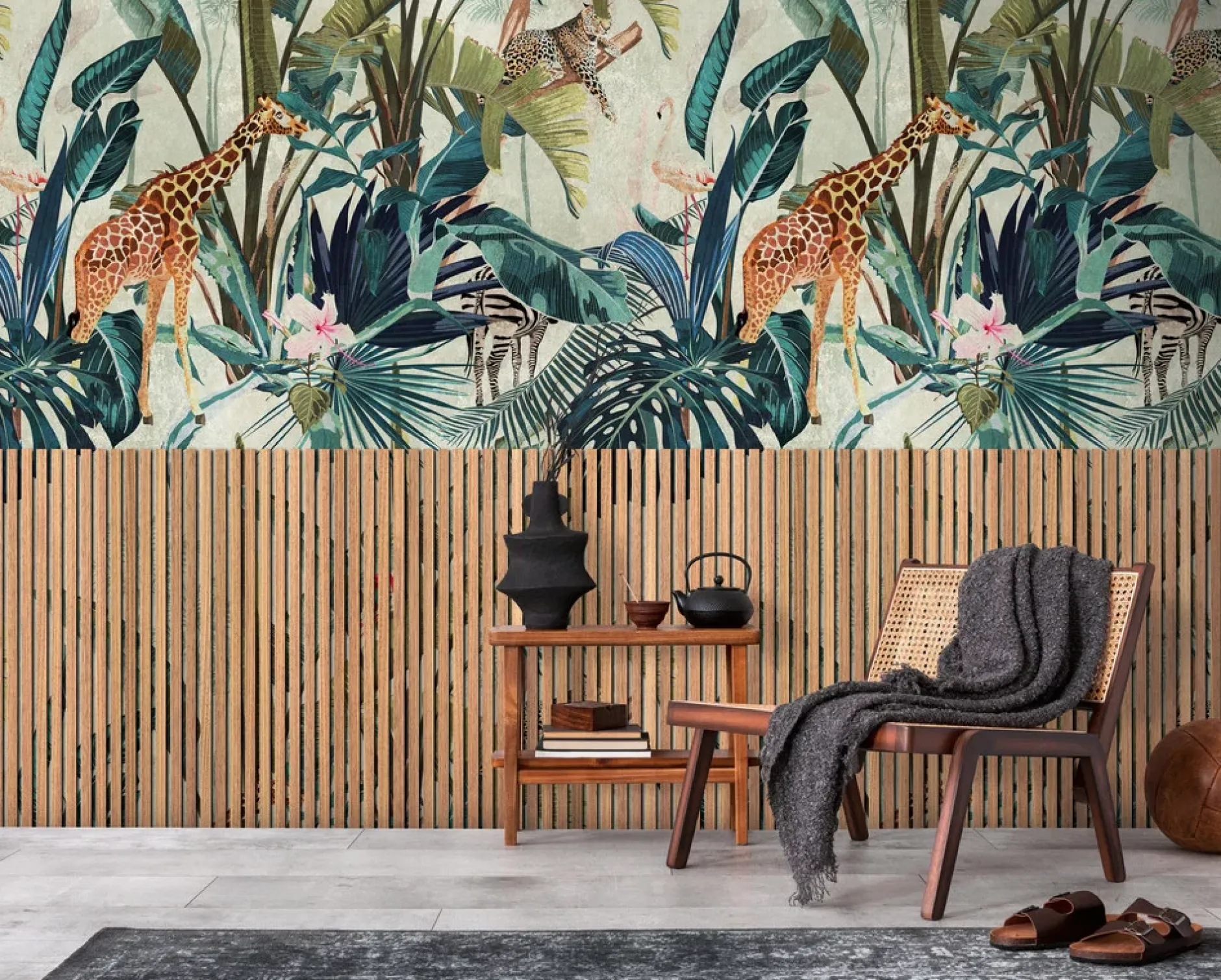 Tapete 'Safari Scene' 159x280cm