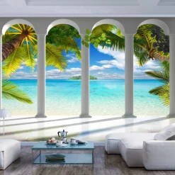 Tapete 'Sea behind Columns'