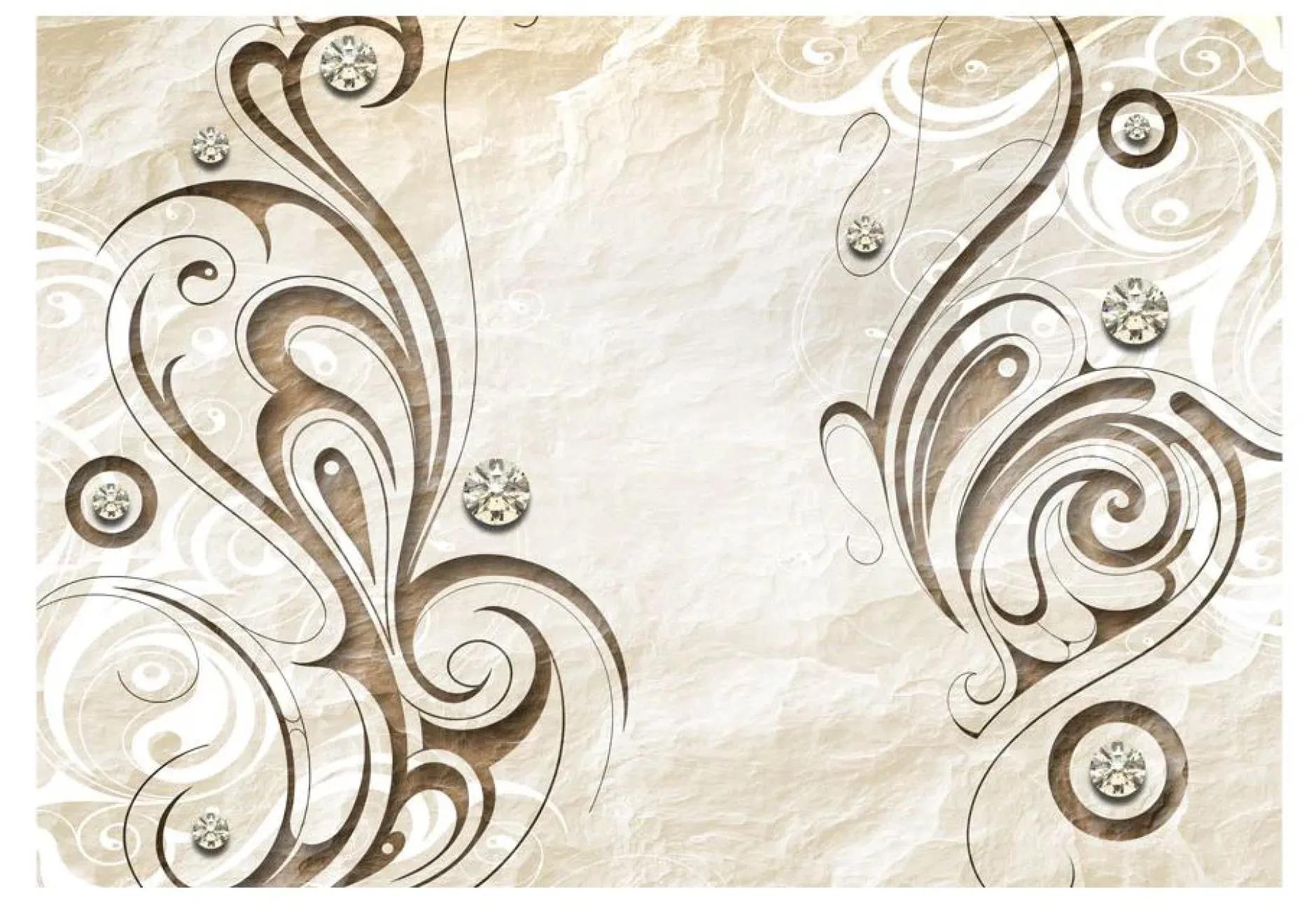 Tapete 'Stone Butterfly'