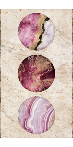Tapete 'Stone Orbs' 159x280cm