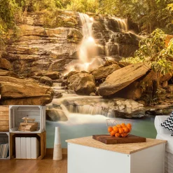 Tapete 'Sunny Waterfall'