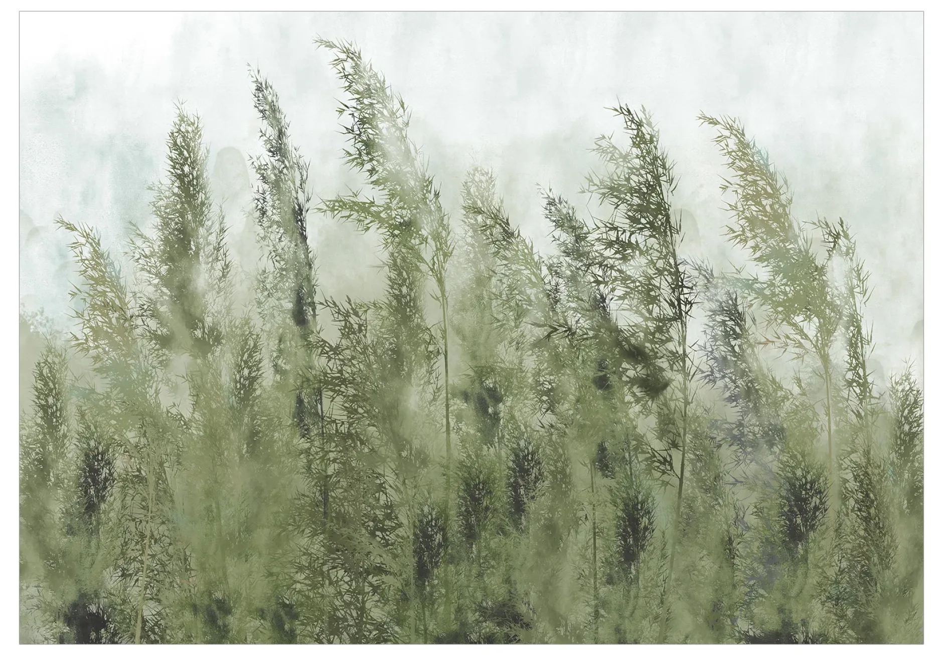 Tapete 'Tall Grasses - Green'
