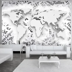Tapete 'The world of newspapers'