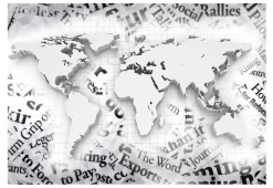 Tapete 'The world of newspapers'