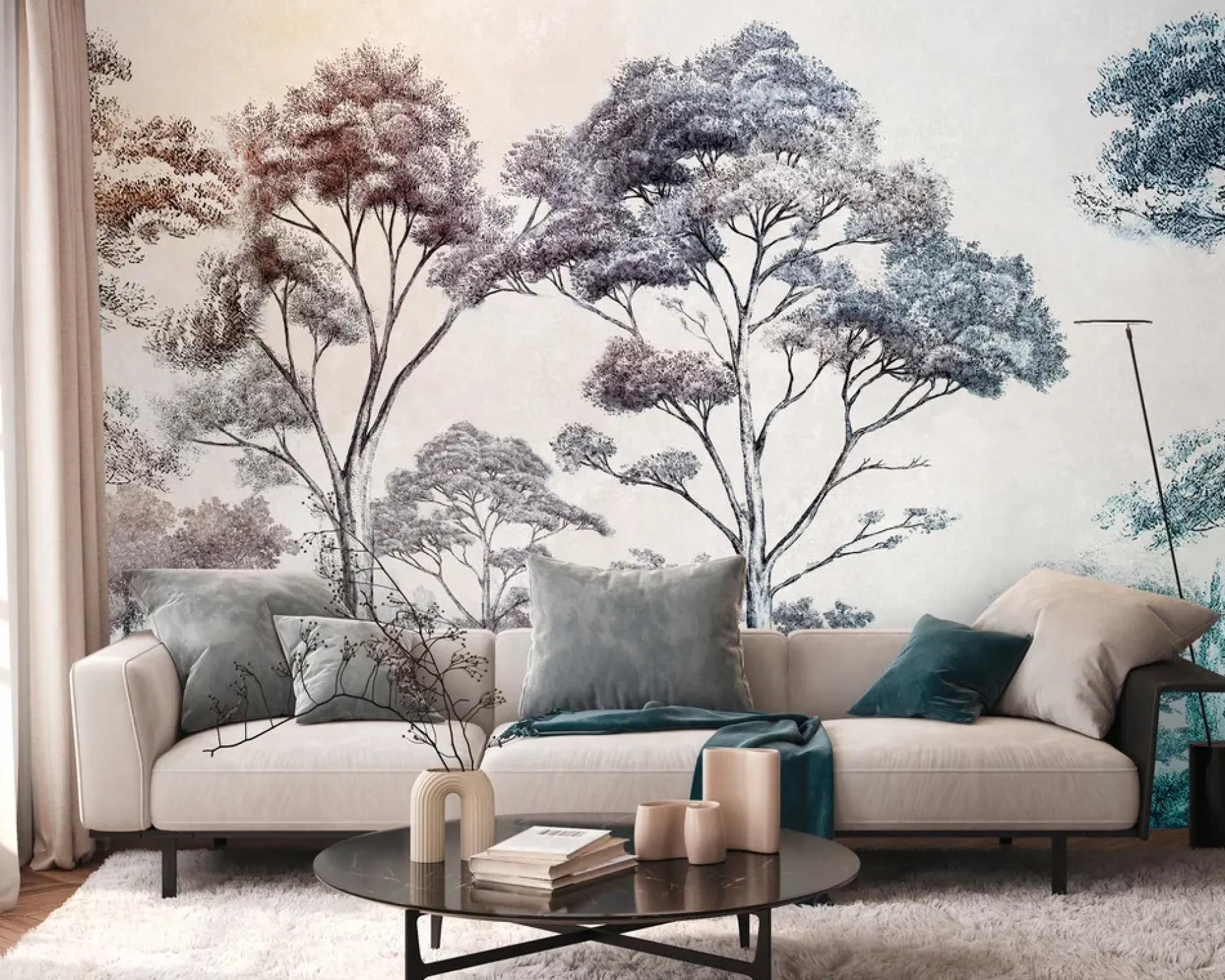 Tapete 'Tree Symphony' 371x280cm