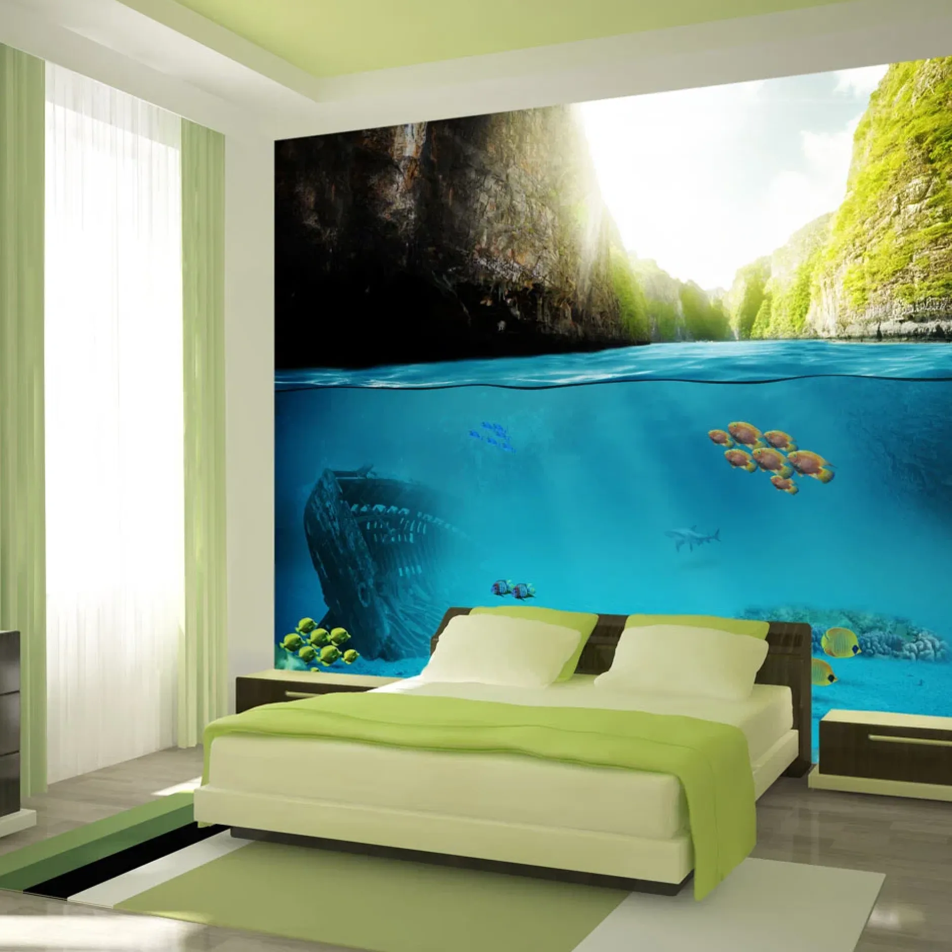 Tapete 'Under the waterline'
