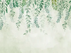 Tapete 'Verdant Drapes' 371x280cm