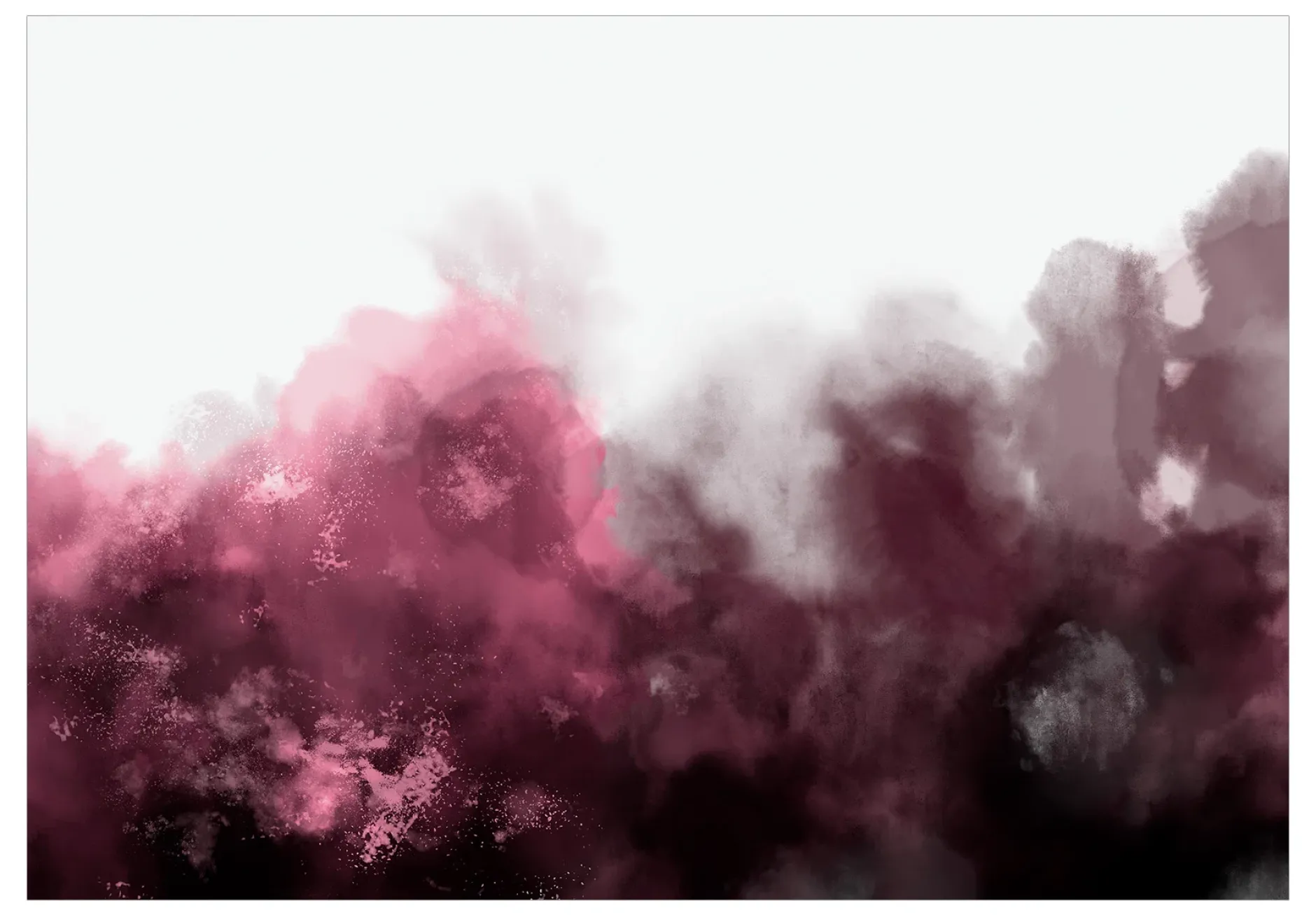 Tapete 'Watercolour Variation - Red'