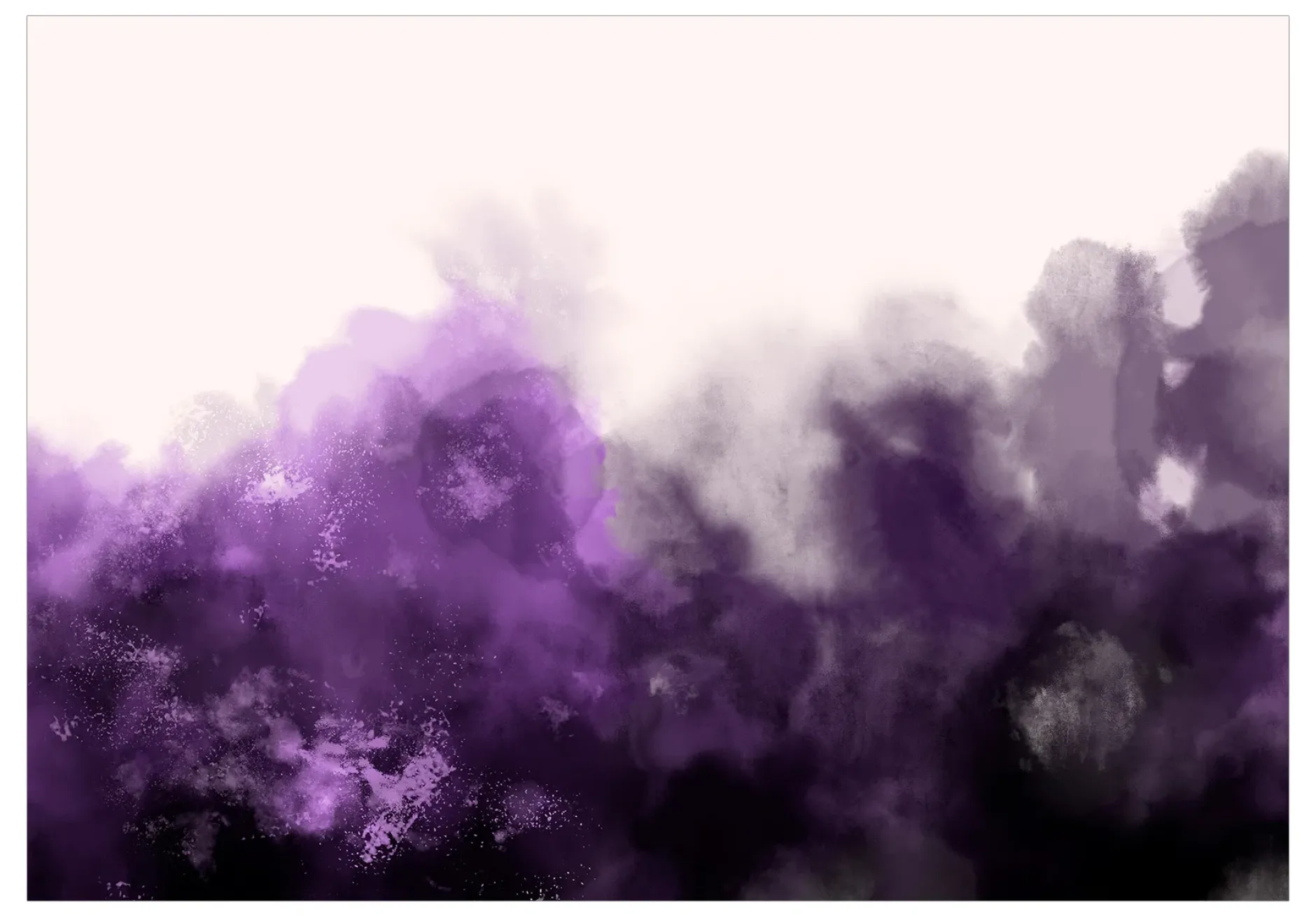 Tapete 'Watercolour Variation - Violet'