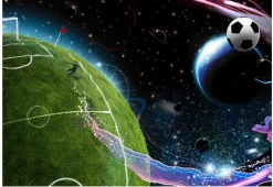 Tapete 'Weltraumspiel'