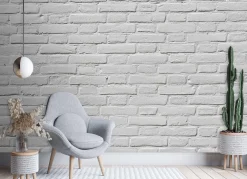 Tapete 'White Bricks'