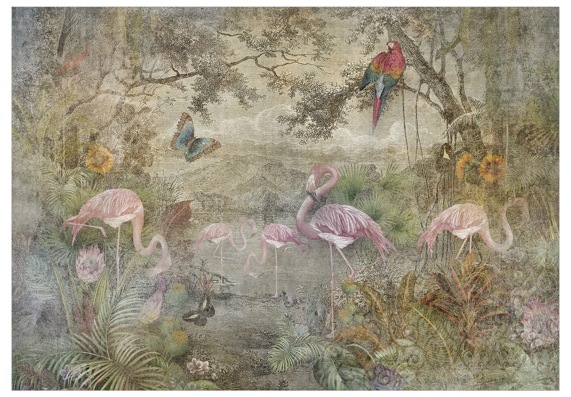Tapete 'Wild Fauna and Flora'