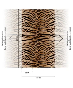 Tapete 'Wild Stripes' 159x280cm