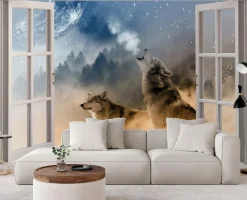 Tapete 'Wolf Mystique'