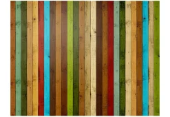 Tapete 'Wooden rainbow'