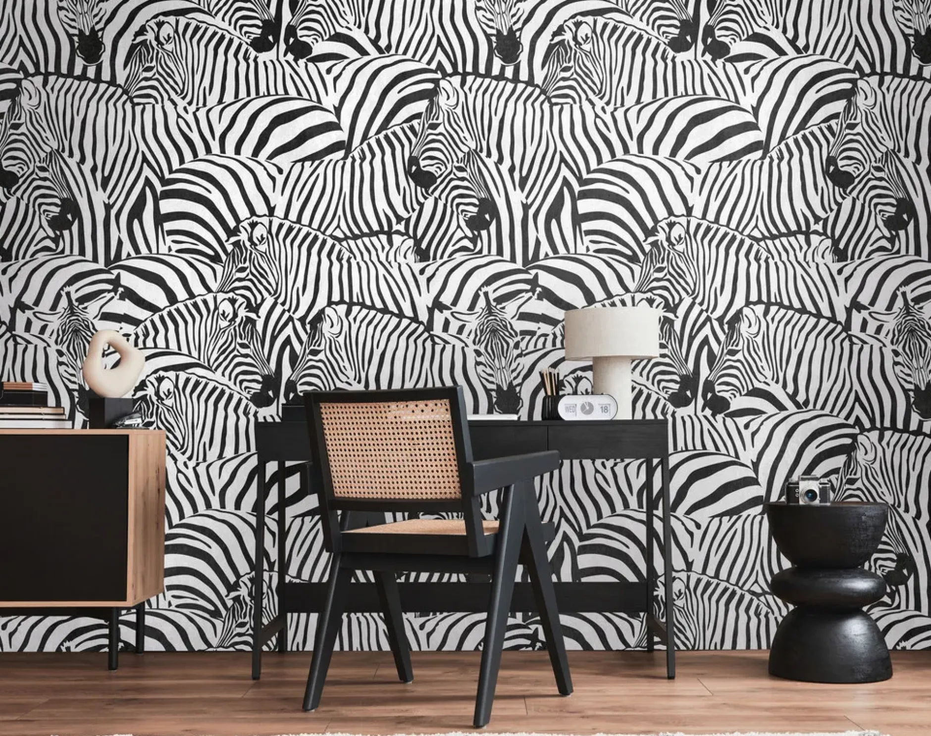 Tapete 'Zebra Parade' 159x280cm