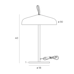 Tischlampe 'Nord'