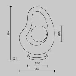 Tischlampe 'Opus 1'