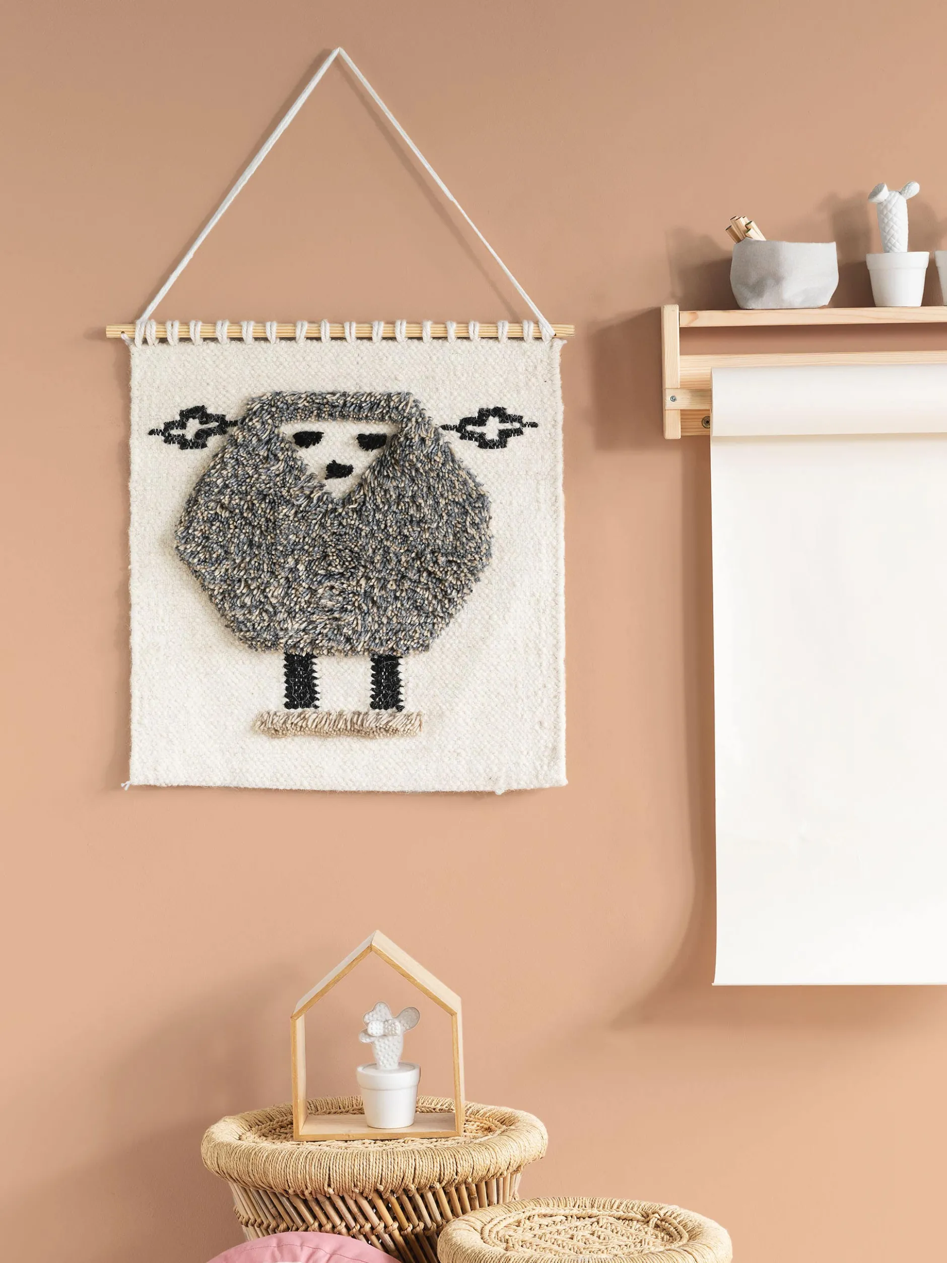 Wandbehang 'Shawn Beige'