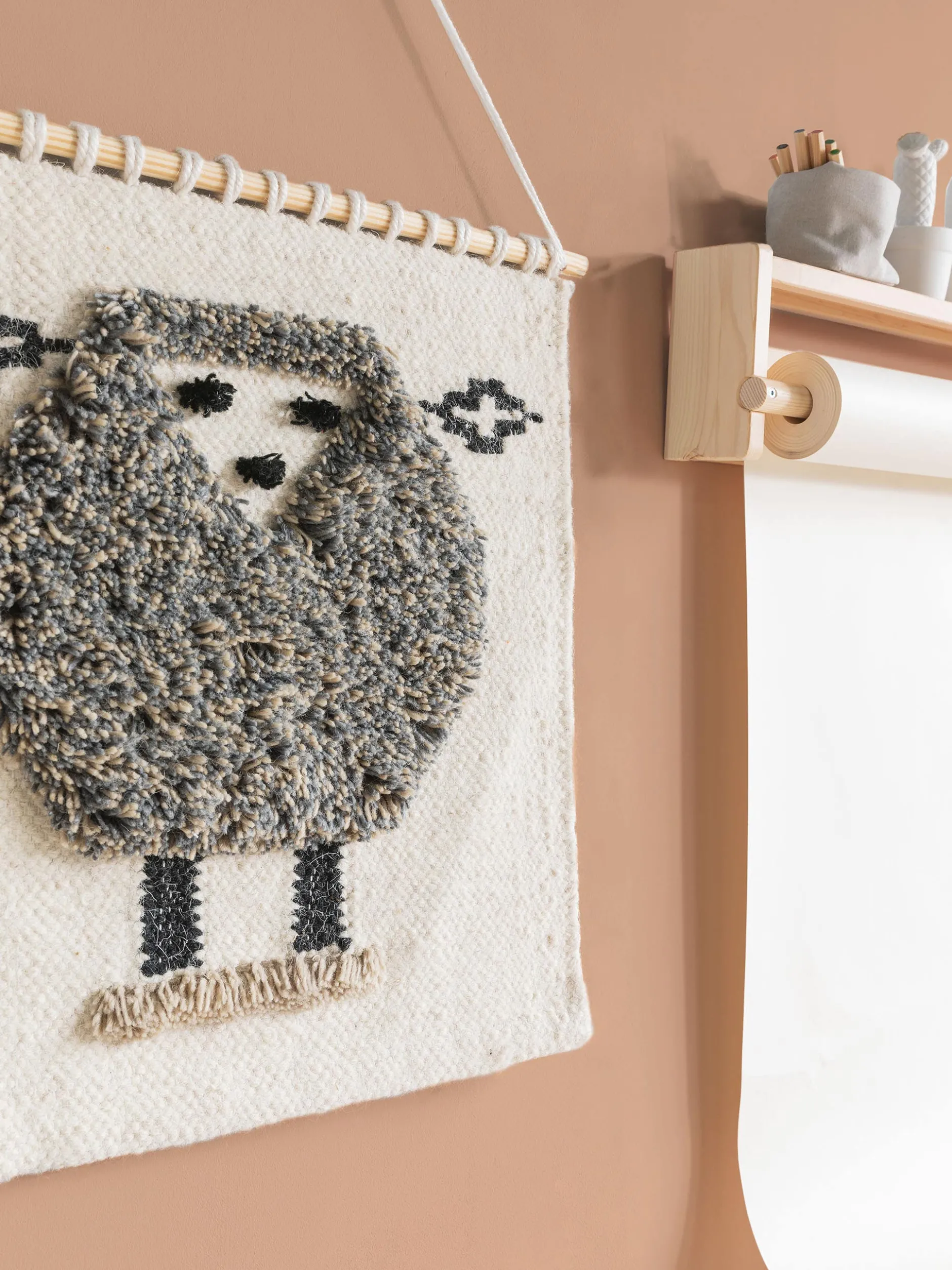 Wandbehang 'Shawn Beige'