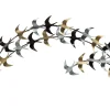 Wanddeko Metall 'Ankunft der Schwalben' 128x60x9cm