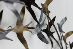 Wanddeko Metall 'Ankunft der Schwalben' 128x60x9cm