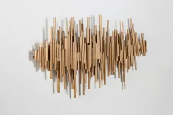 Wanddeko Metall 'Beat of Life' 107x46x6cm