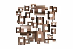Wanddeko Metall 'Clockwork' 100x100x6cm
