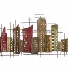 Wanddeko Metall 'Complex Entity' 126x54x5cm