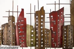 Wanddeko Metall 'Complex Entity' 126x54x5cm