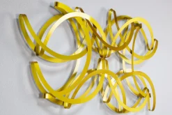 Wanddeko Metall 'Der goldene Traum' 115x62x11cm